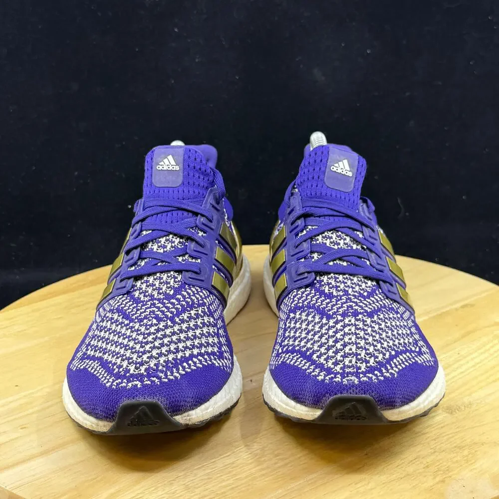 Adidas Men’s FV0282 Ultra Boost 1.0 Purple Gold UW Huskies Sneakers Size 7/ 8.5W